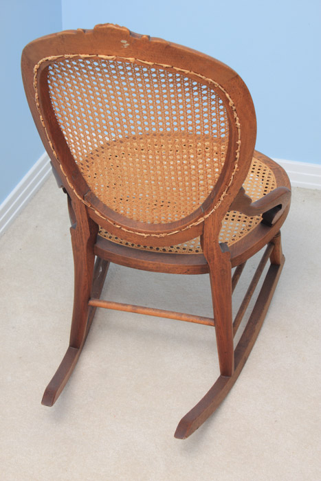 Victorian Walnut Rocking Chair
