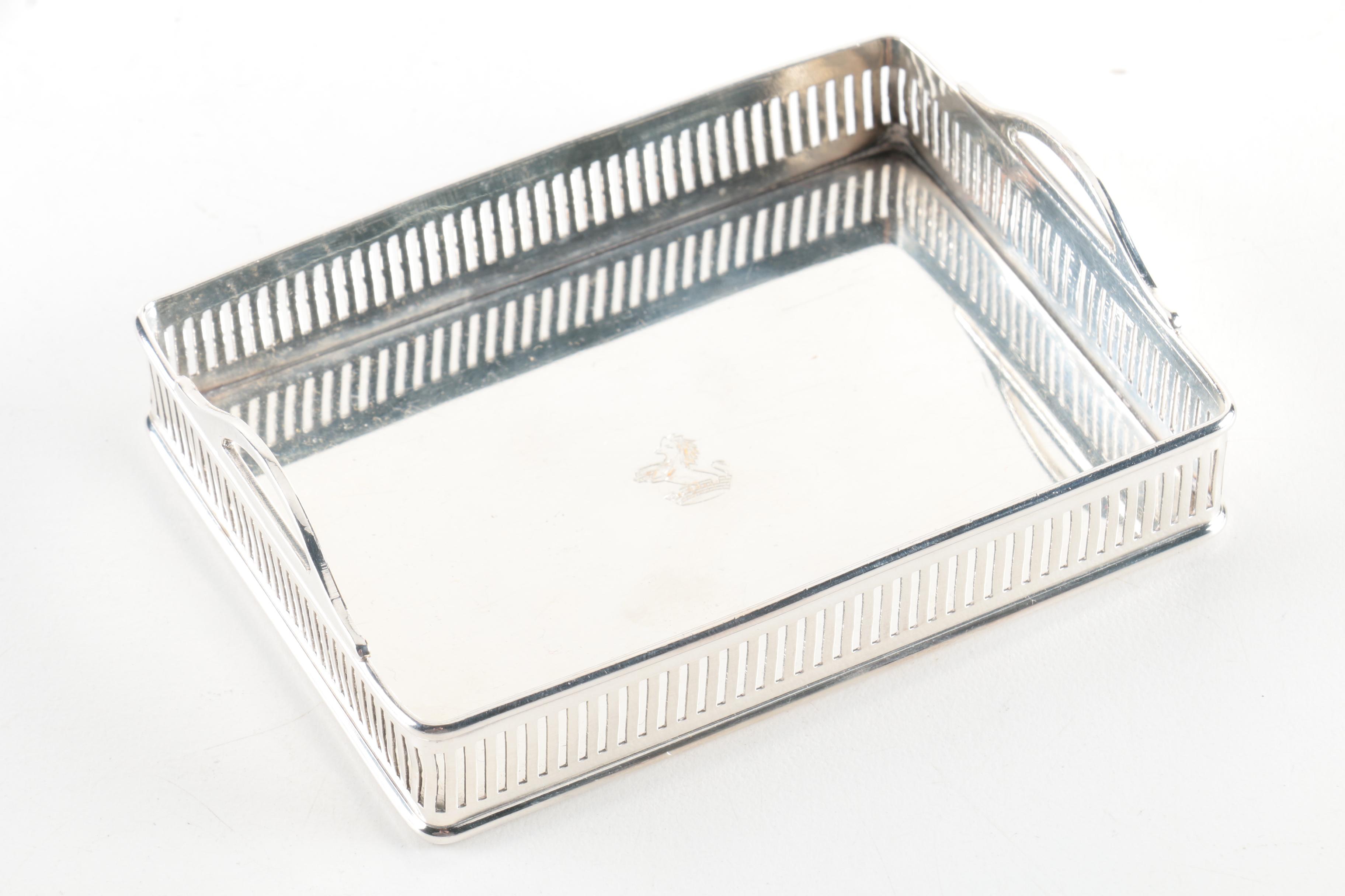 Mappin & Webb Silver Plate Salt Cellar Set and Assorted Serveware