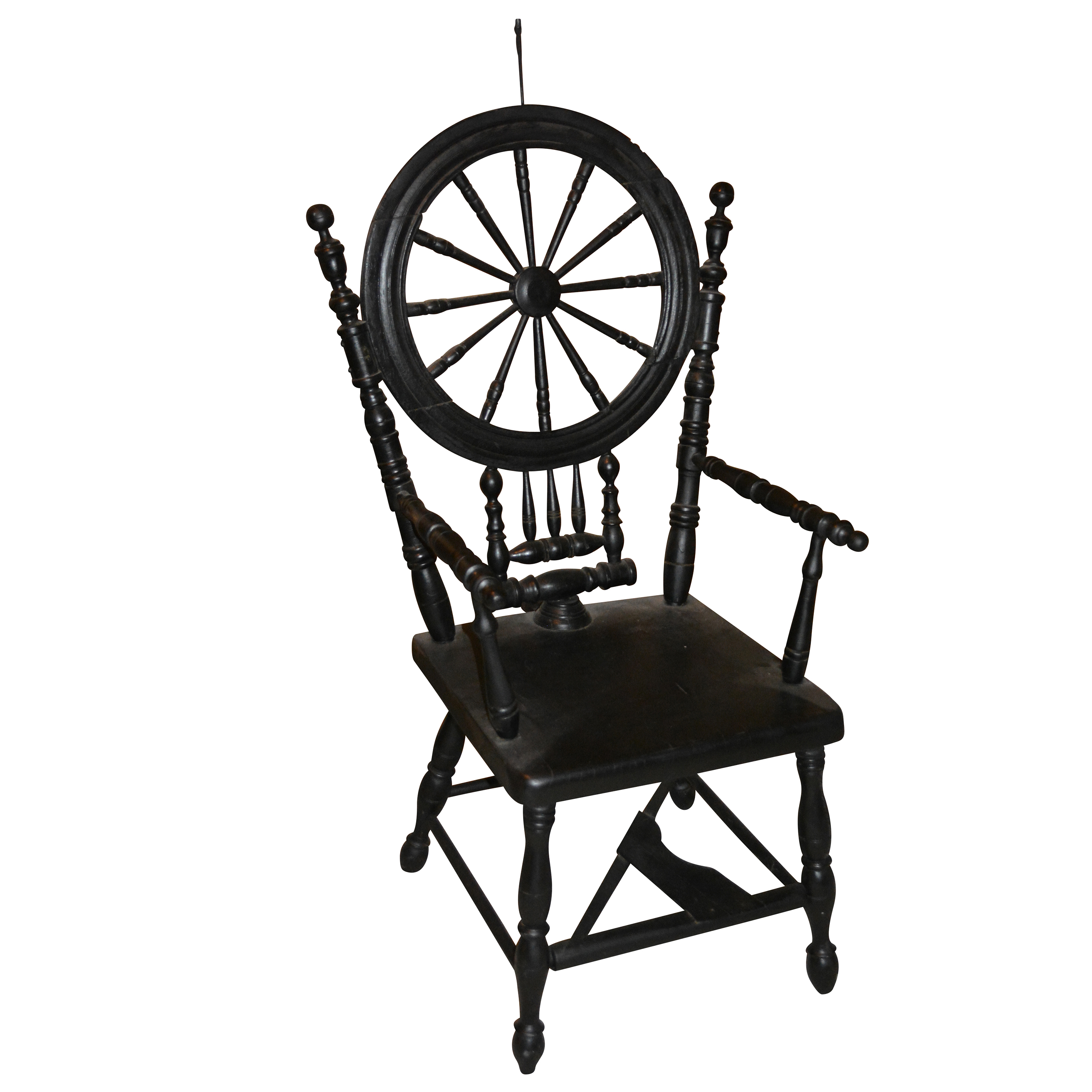Vintage Spinning Wheel Chair