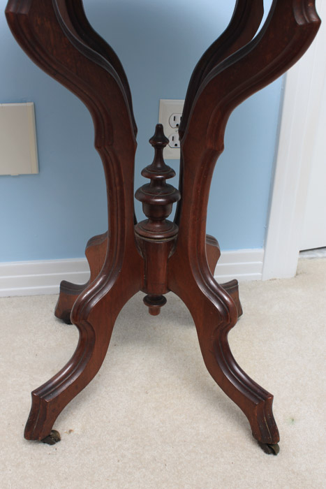 Victorian Oval Marble Top Table