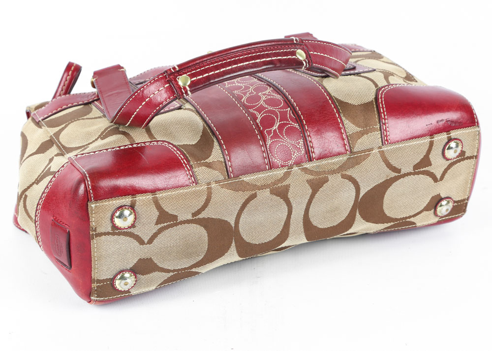 Coach Hampton Signature Carryall and Wallet