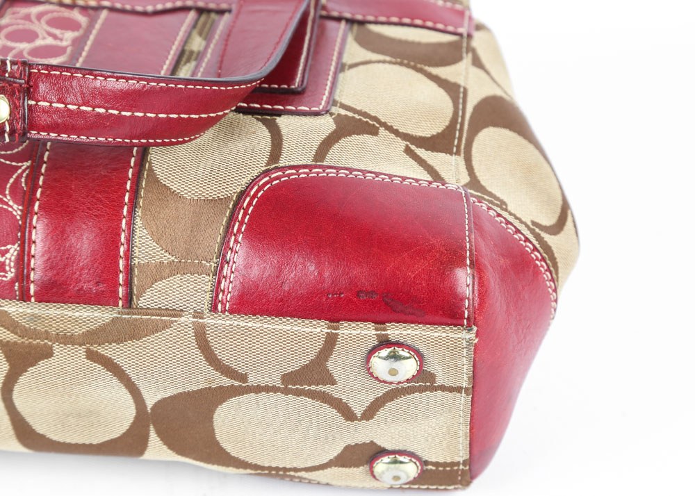 Coach Hampton Signature Carryall and Wallet