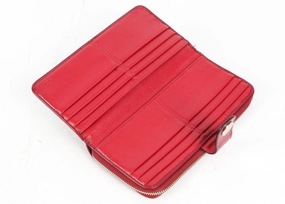 Coach Hampton Signature Carryall and Wallet