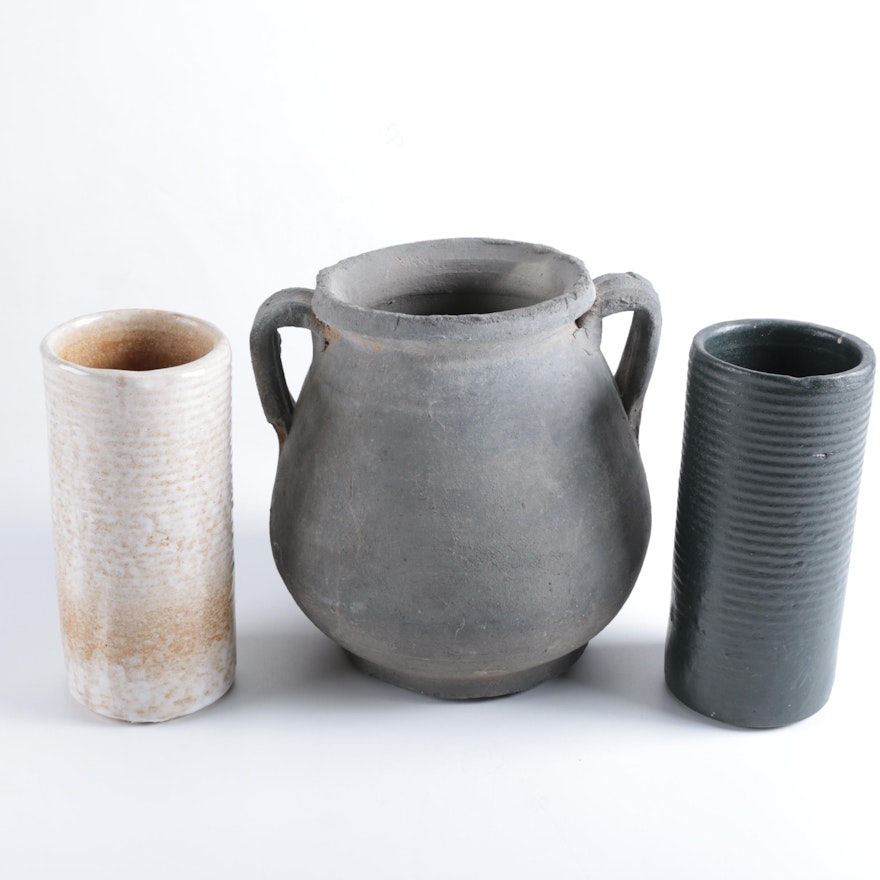Hand Thrown Stoneware Vessels