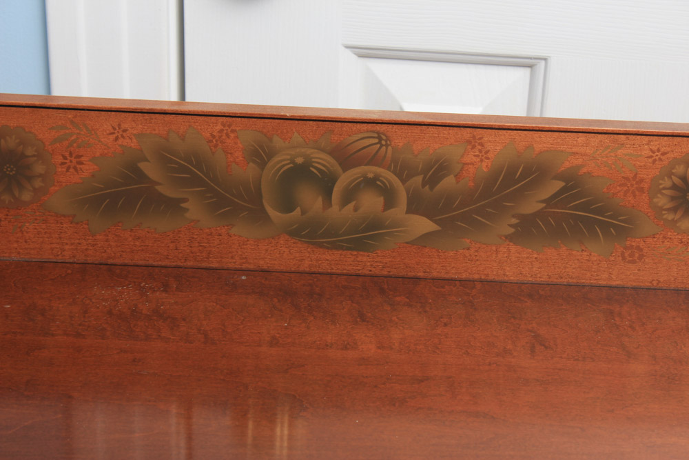 Hitchcock Stenciled Maple Writing Desk