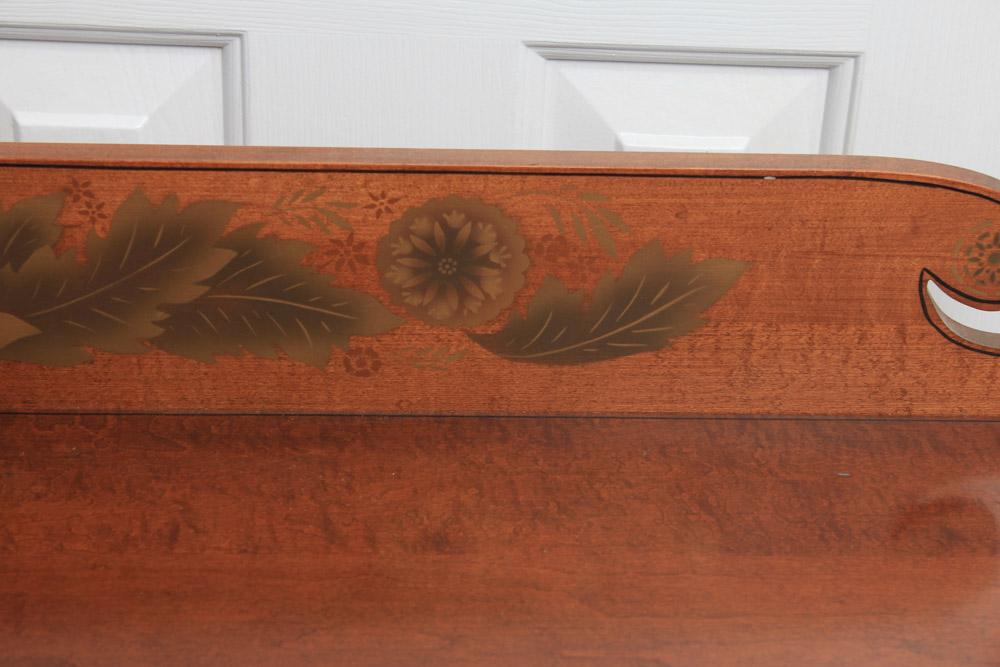 Hitchcock Stenciled Maple Writing Desk