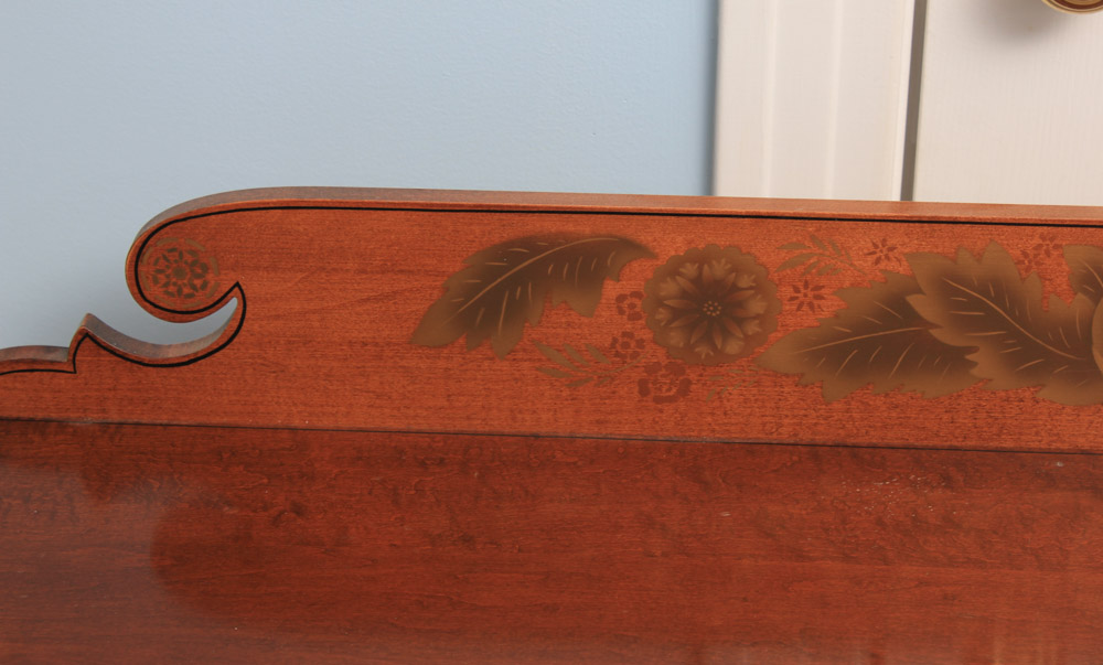 Hitchcock Stenciled Maple Writing Desk