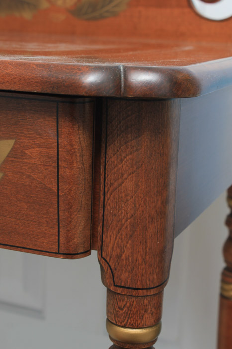 Hitchcock Stenciled Maple Writing Desk