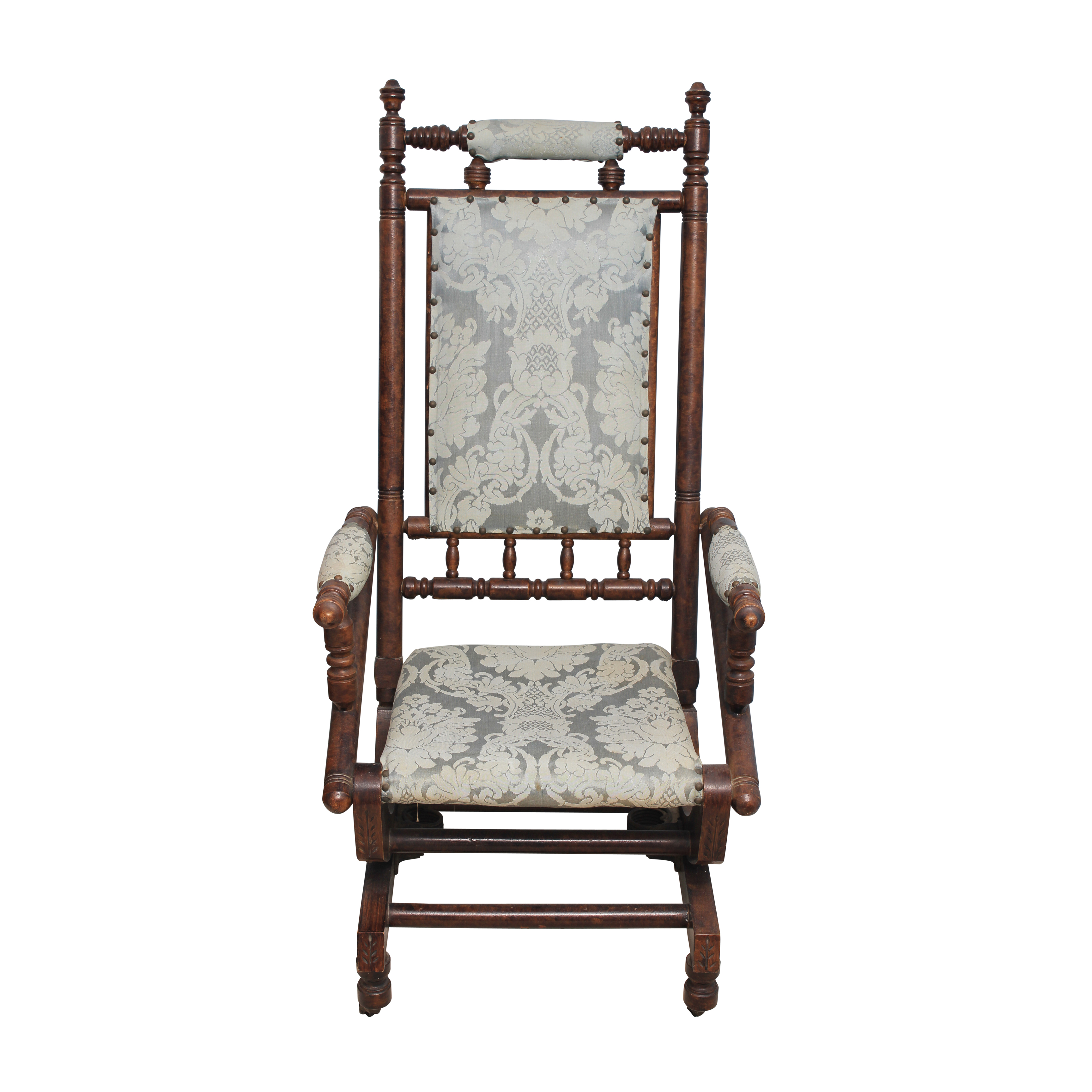Late Victorian Platform Rocking Chair