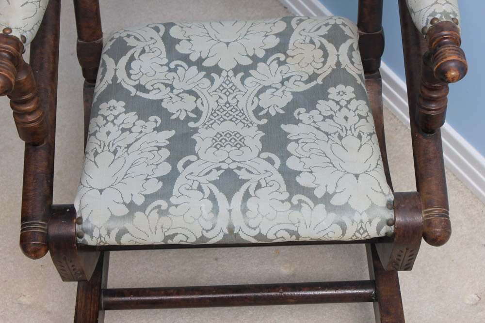 Late Victorian Platform Rocking Chair