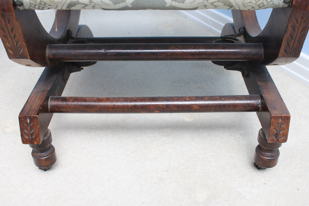 Late Victorian Platform Rocking Chair