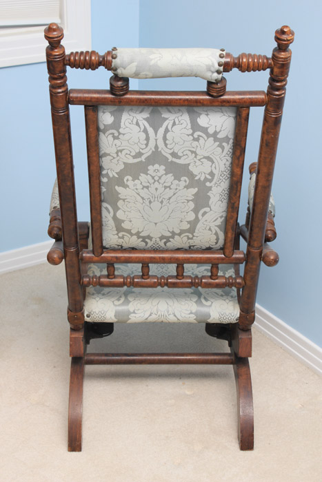 Late Victorian Platform Rocking Chair