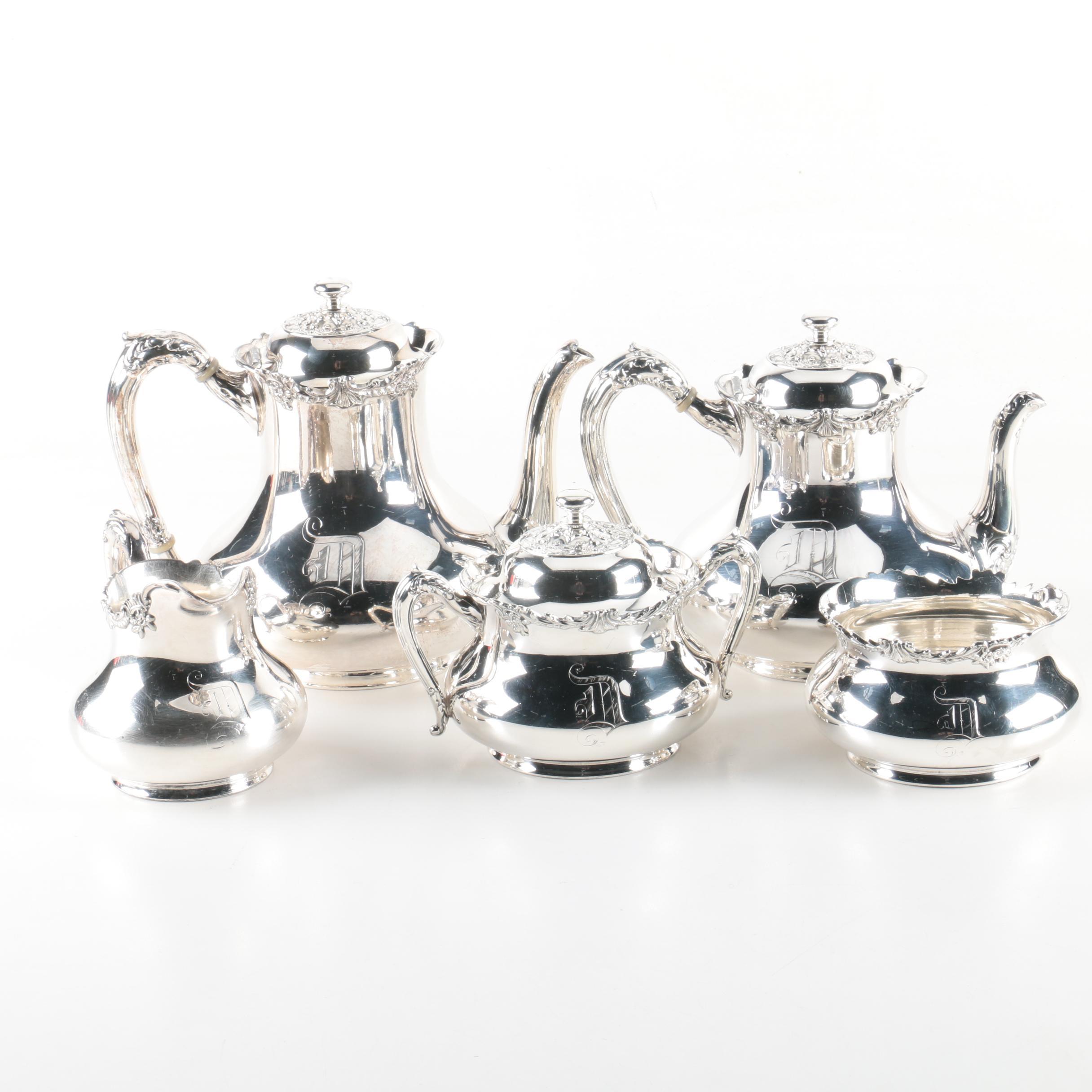Reed & Barton Silverplate Tea and Coffee Set