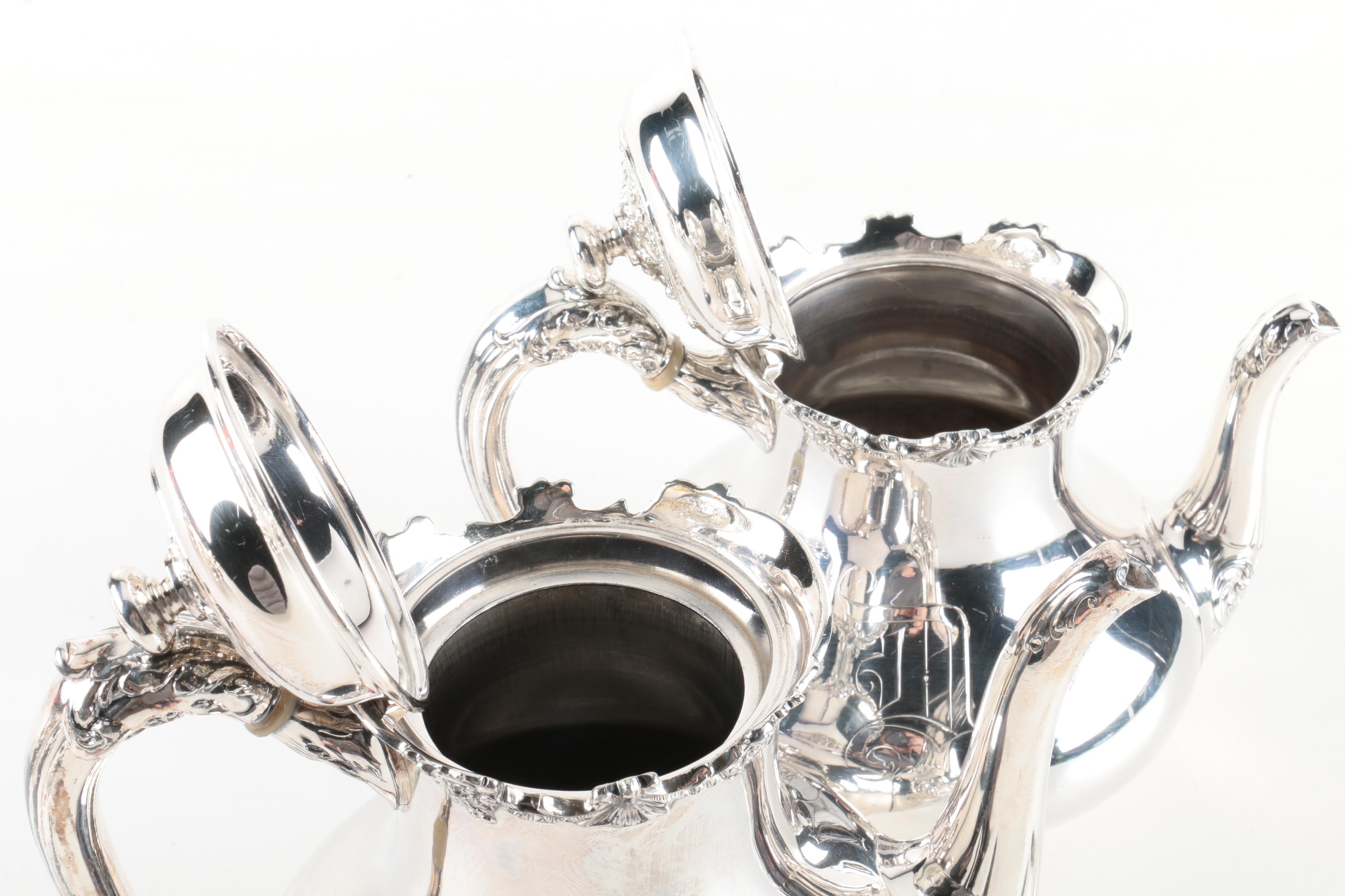 Reed & Barton Silverplate Tea and Coffee Set