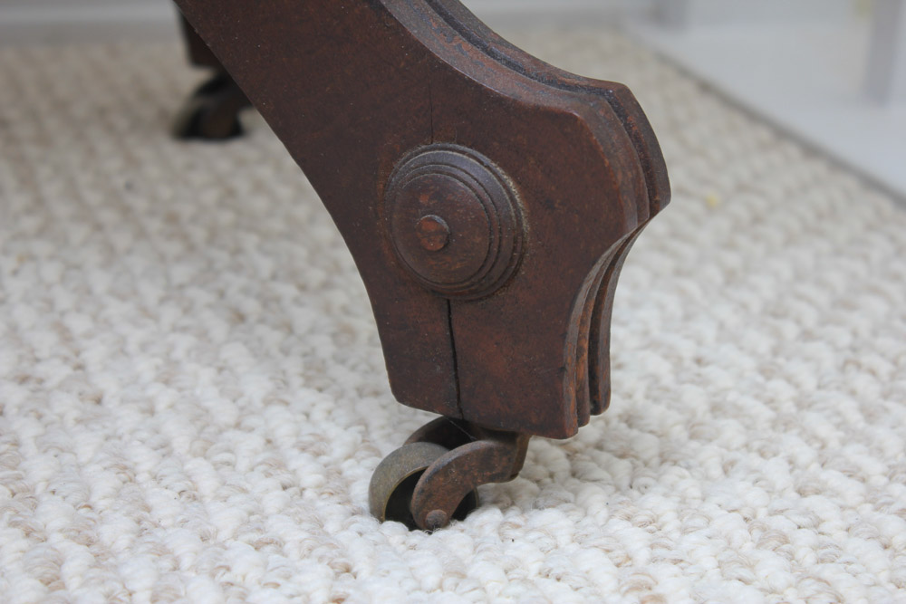 Victorian Walnut and Marble Top Table