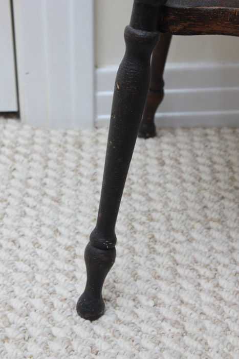 Antique Oak Square End Table