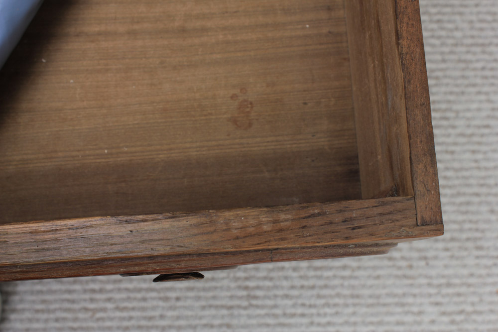 Victorian Marble Top Ash Chest of Drawers