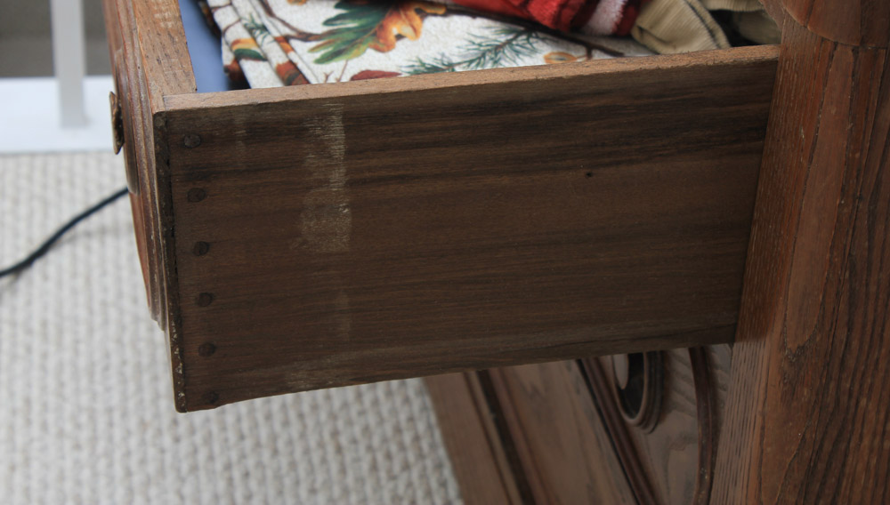 Victorian Marble Top Ash Chest of Drawers