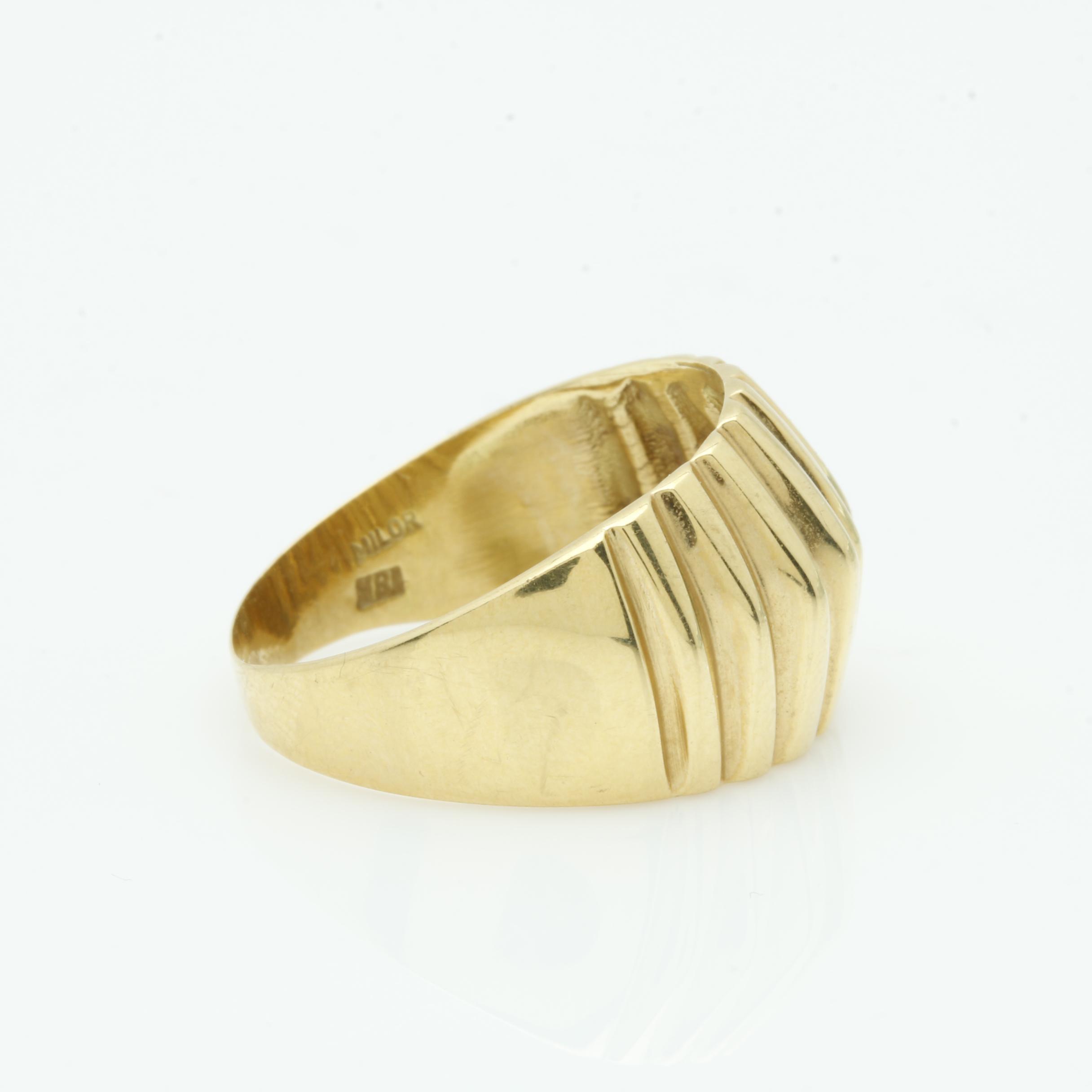 Milor 18K Yellow Gold Ring