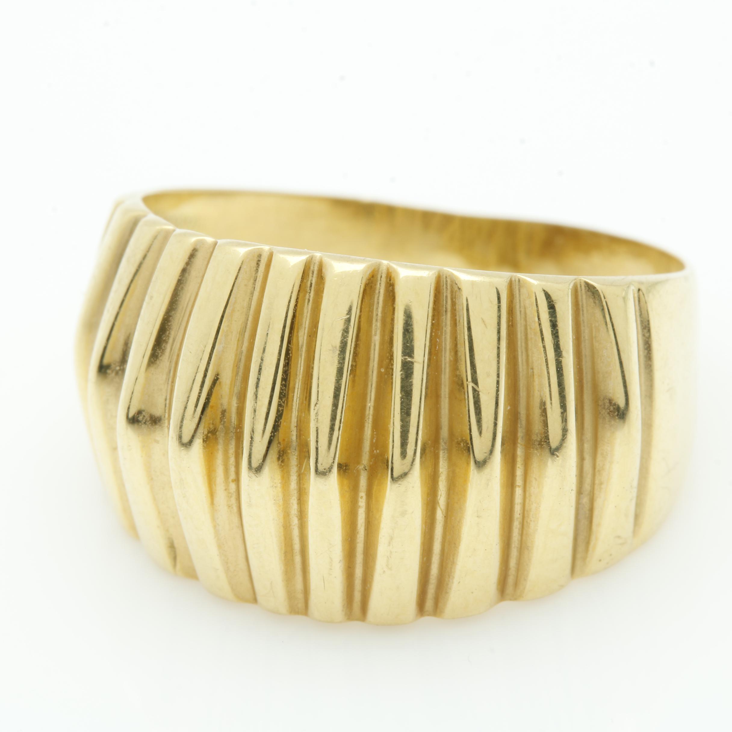 Milor 18K Yellow Gold Ring