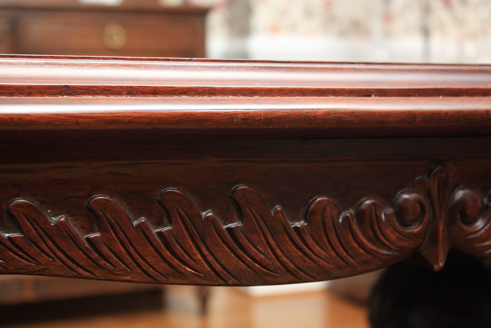 Victorian Style Double Pedestal Dining Table