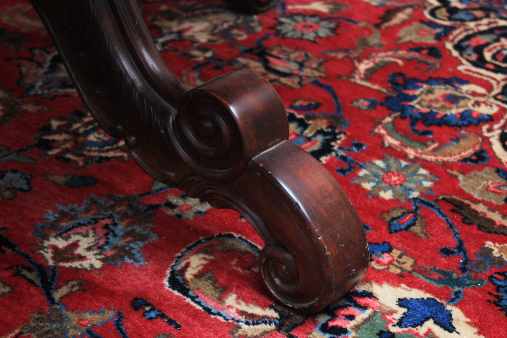 Victorian Style Double Pedestal Dining Table