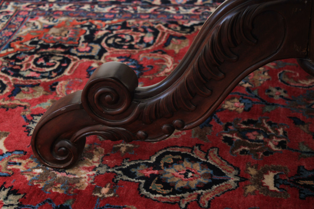 Victorian Style Double Pedestal Dining Table