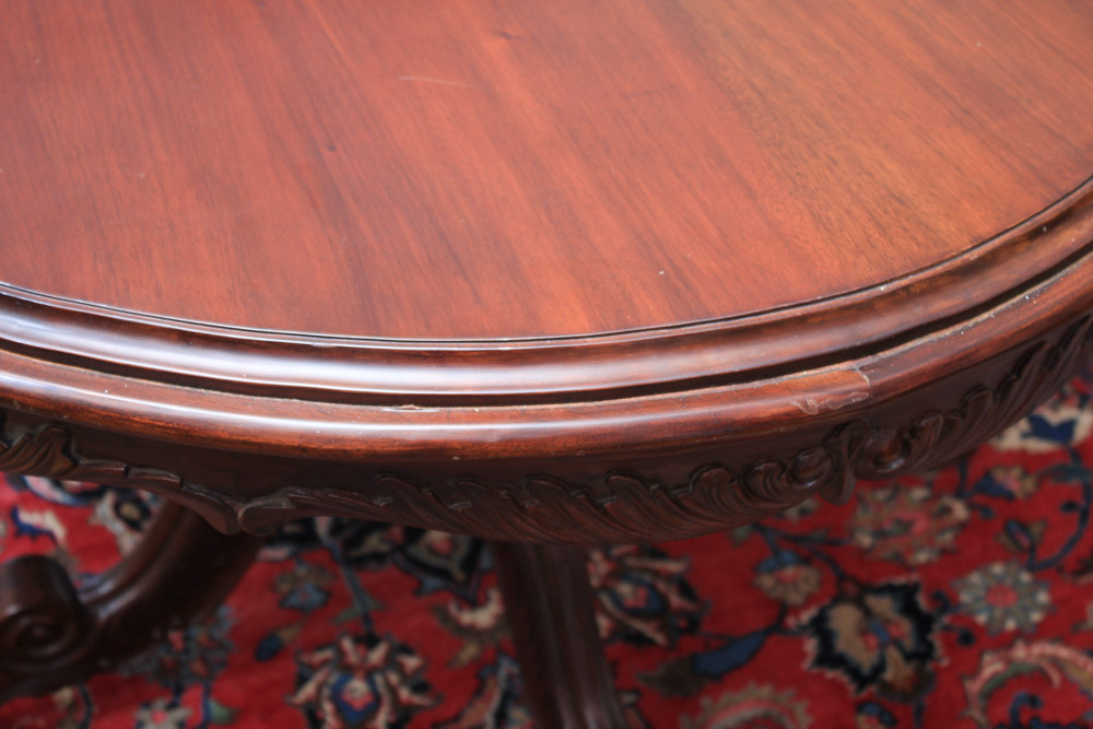 Victorian Style Double Pedestal Dining Table