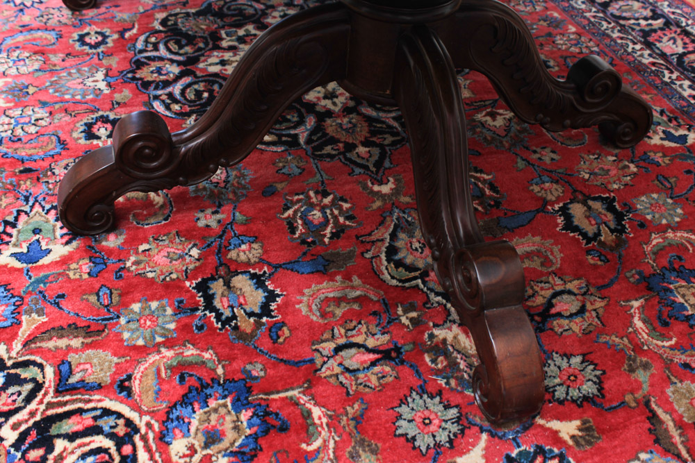 Victorian Style Double Pedestal Dining Table