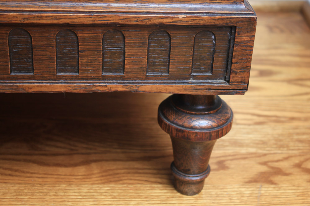 French Art Deco Carved Oak Buffet