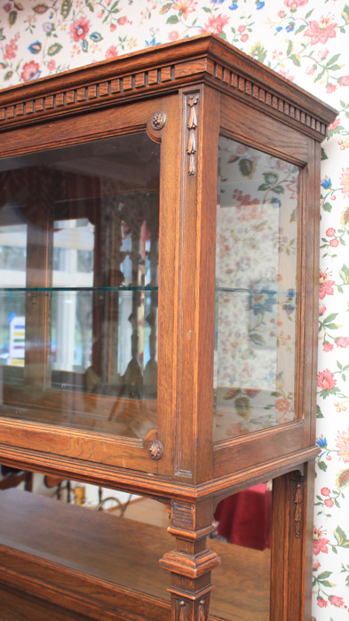French Art Deco Carved Oak Buffet