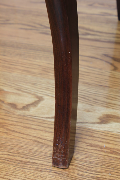 Set of Vintage Rose-Carved Mahogany Dining Chairs