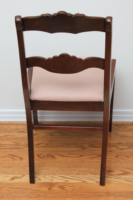 Set of Vintage Rose-Carved Mahogany Dining Chairs