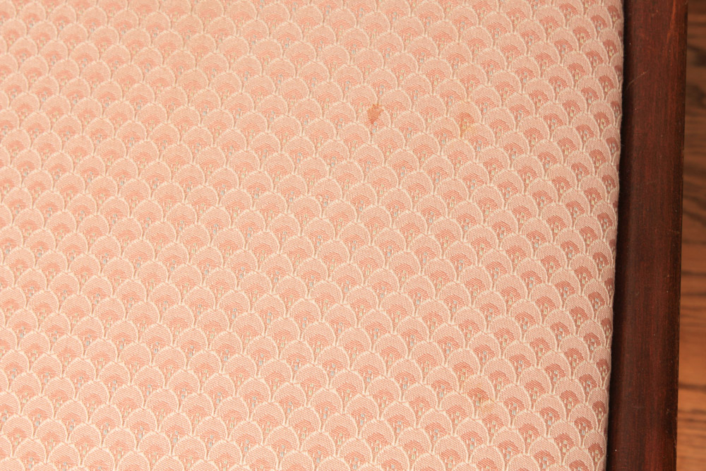 Set of Vintage Rose-Carved Mahogany Dining Chairs