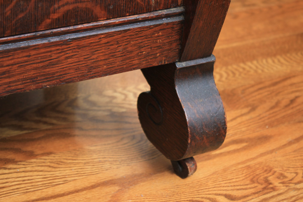 Antique Oak China Cabinet