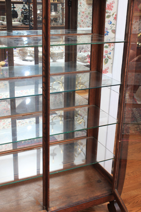 Antique Oak China Cabinet