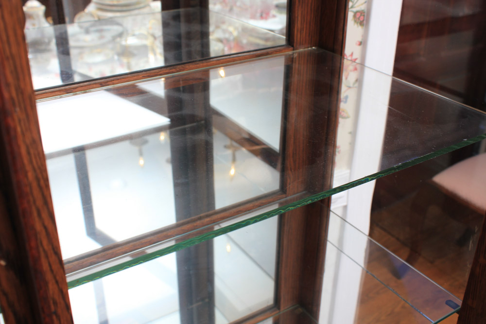 Antique Oak China Cabinet