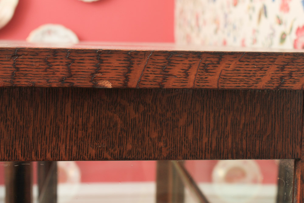 Antique Oak China Cabinet