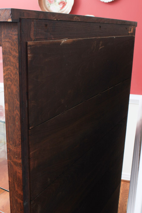 Antique Oak China Cabinet