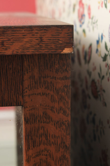 Antique Oak China Cabinet