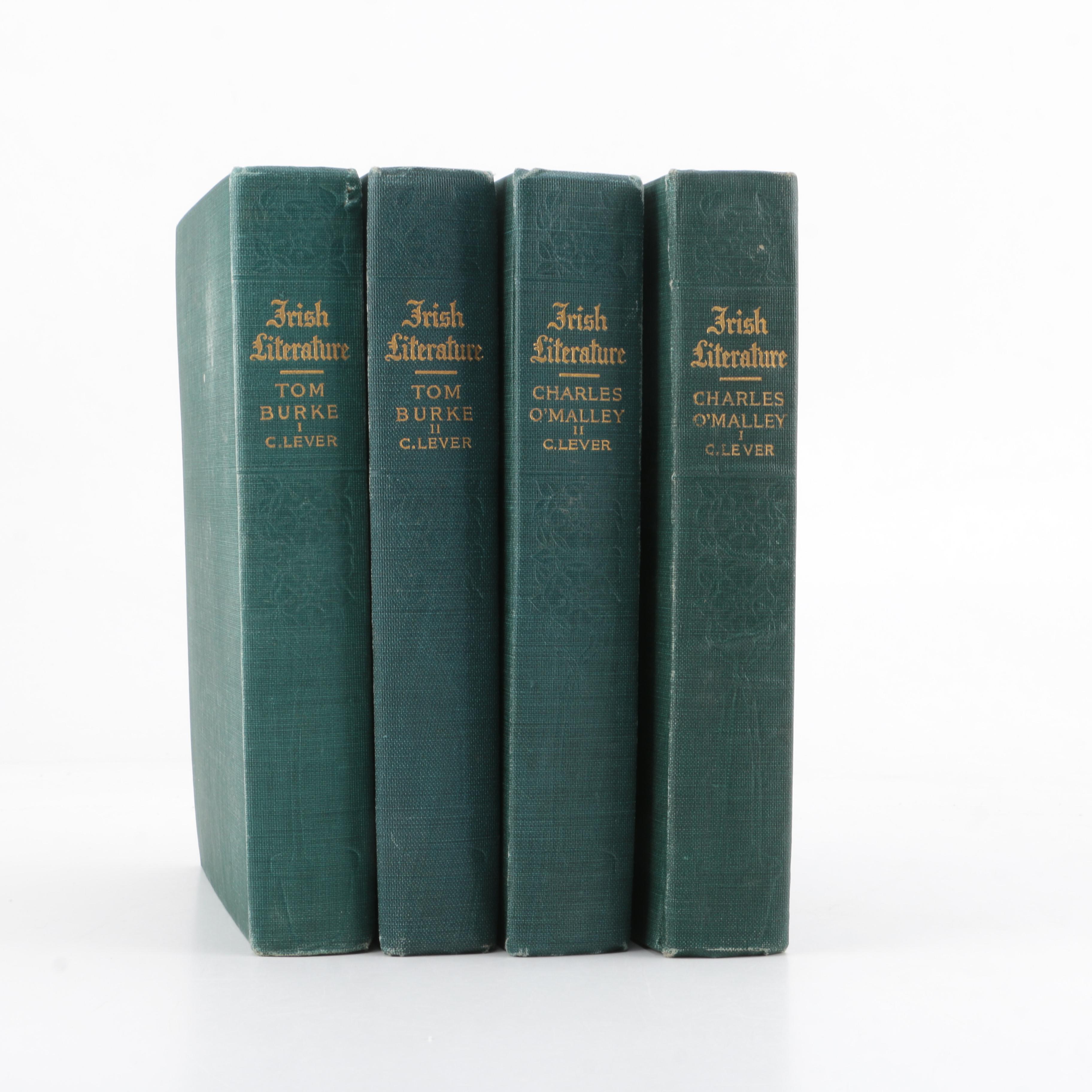 Circa 1904 "Irish Literature" in Four Volumes Compiled by C. Lever