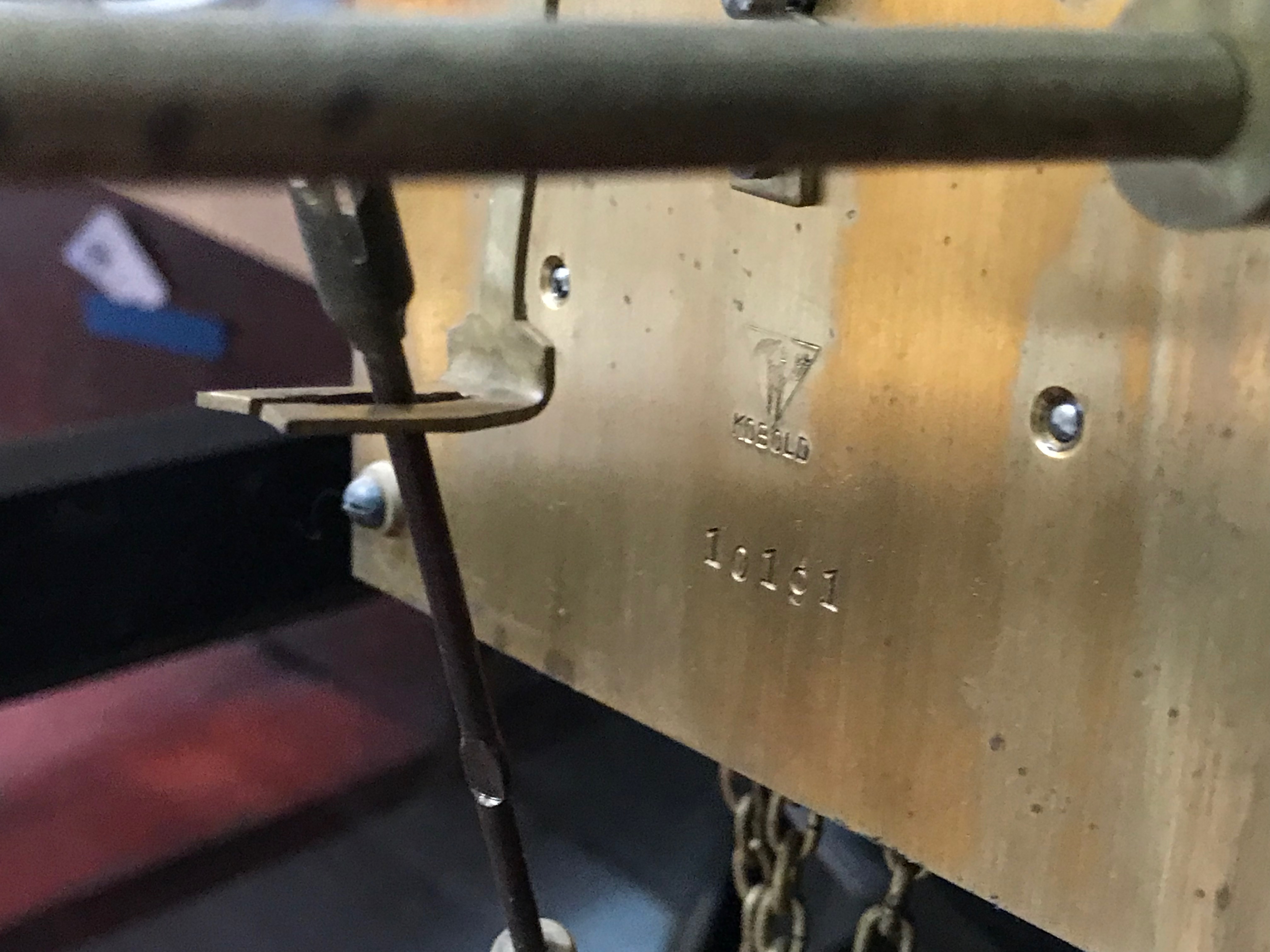 Antique German Round Top Kobold Grandfather Clock