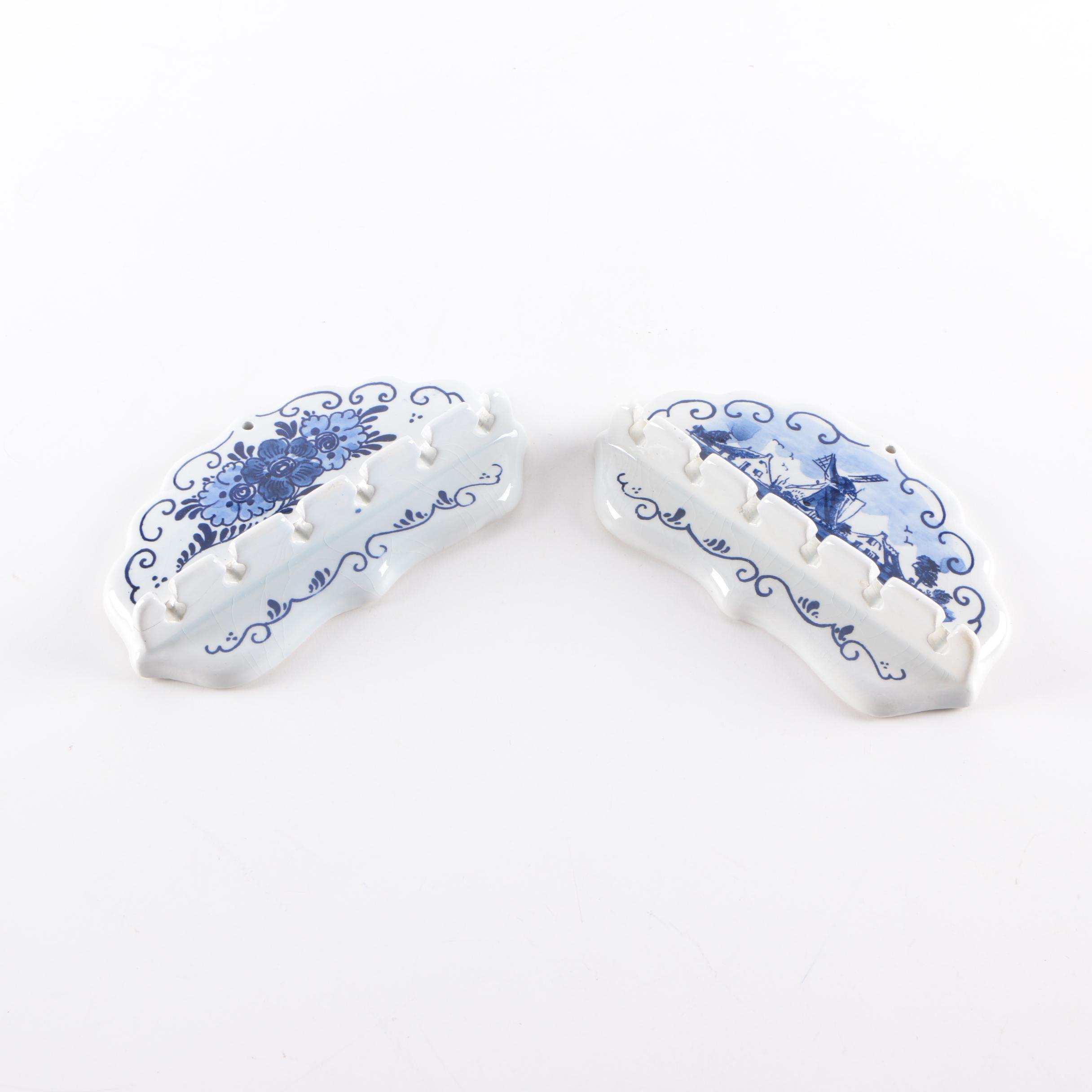 Vintage Delft Blauw Spoon Holders