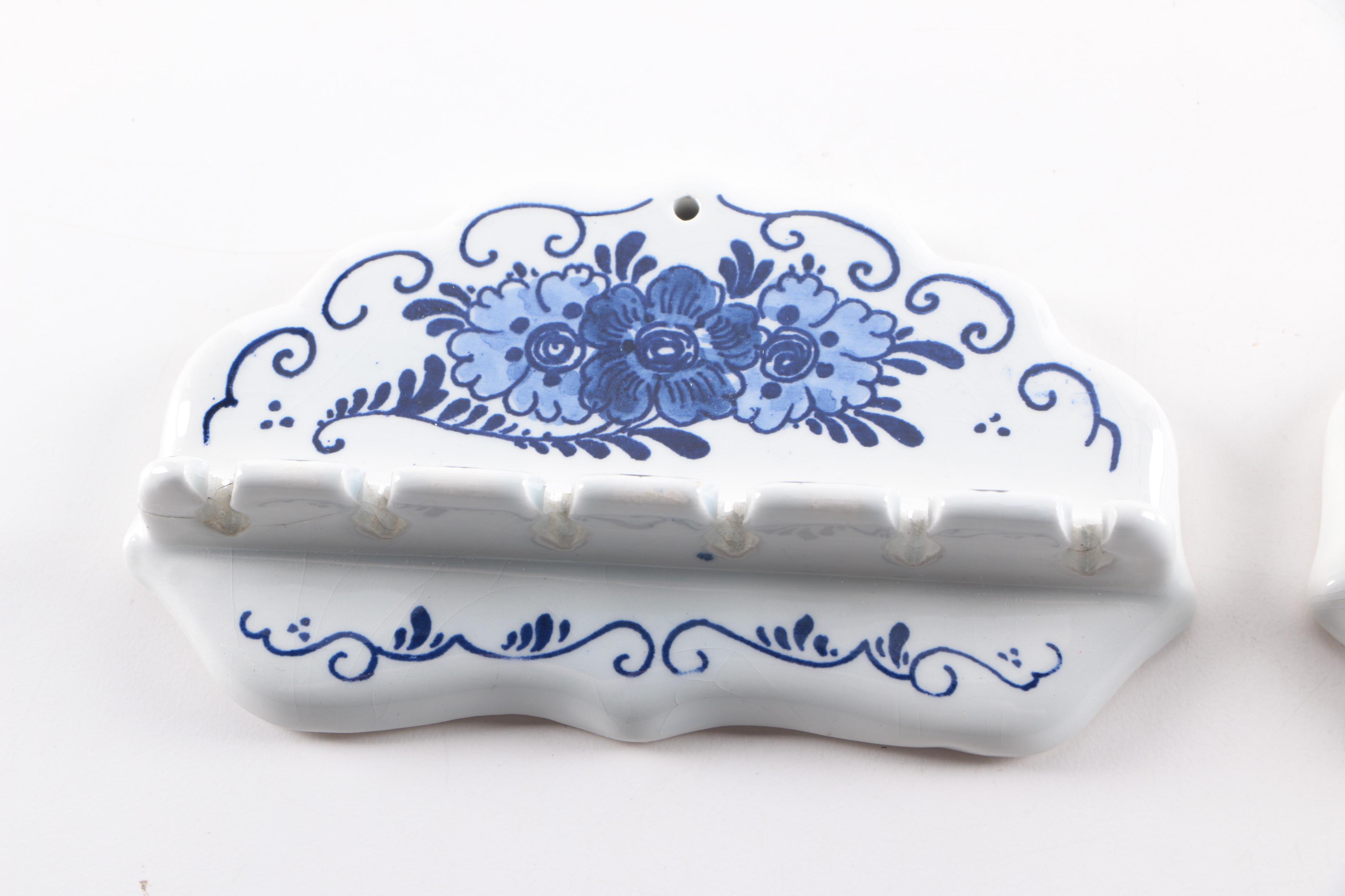 Vintage Delft Blauw Spoon Holders