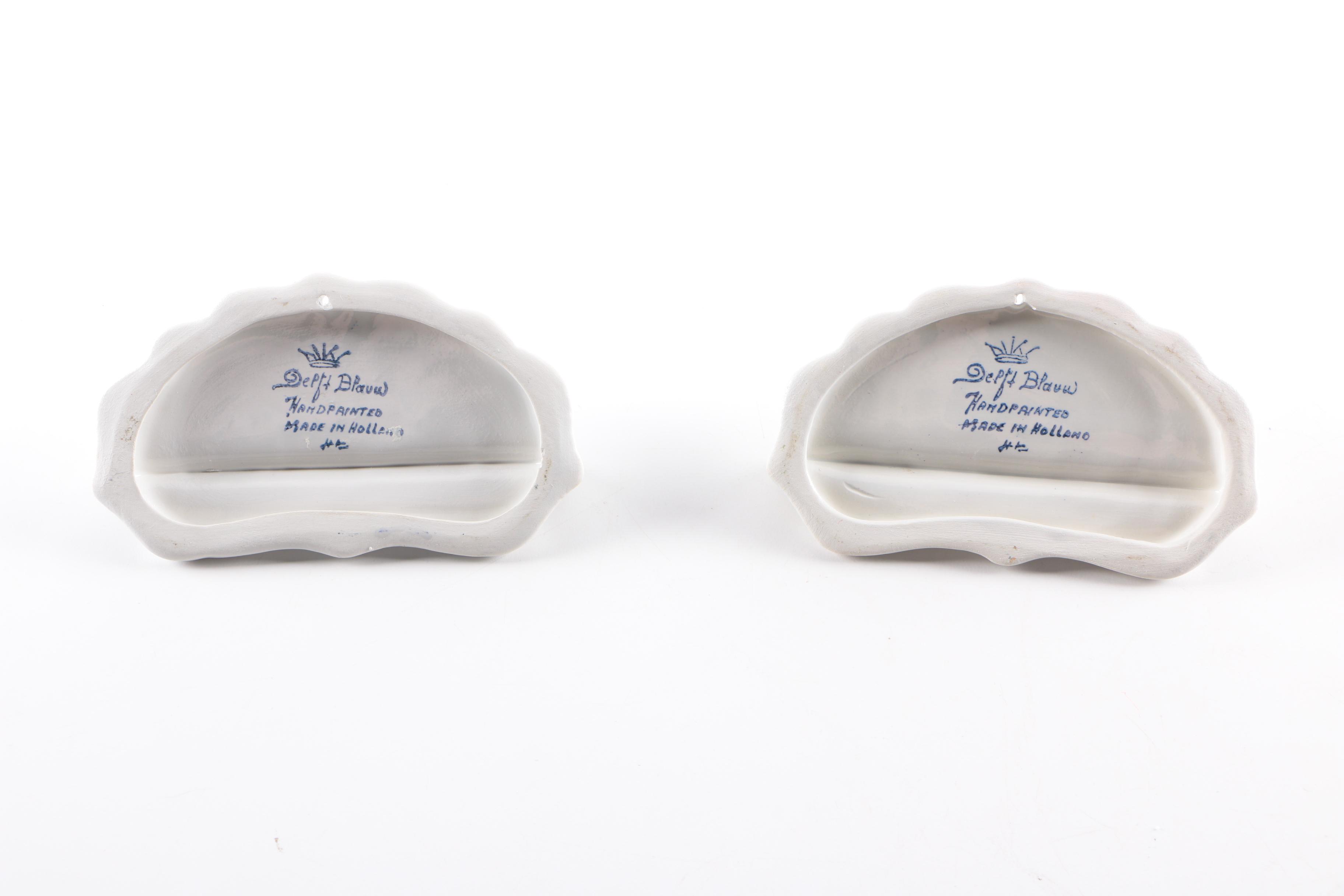 Vintage Delft Blauw Spoon Holders