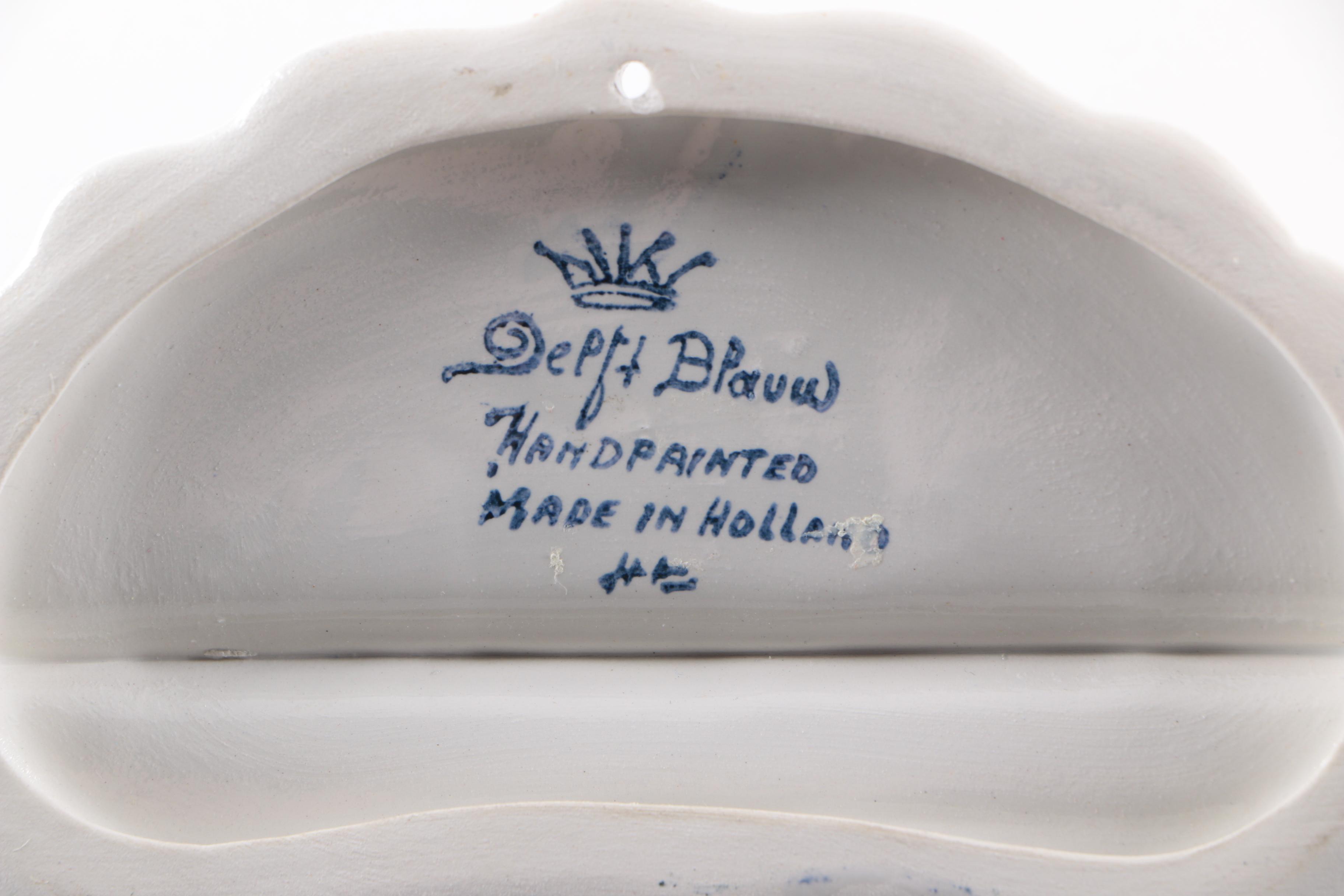 Vintage Delft Blauw Spoon Holders