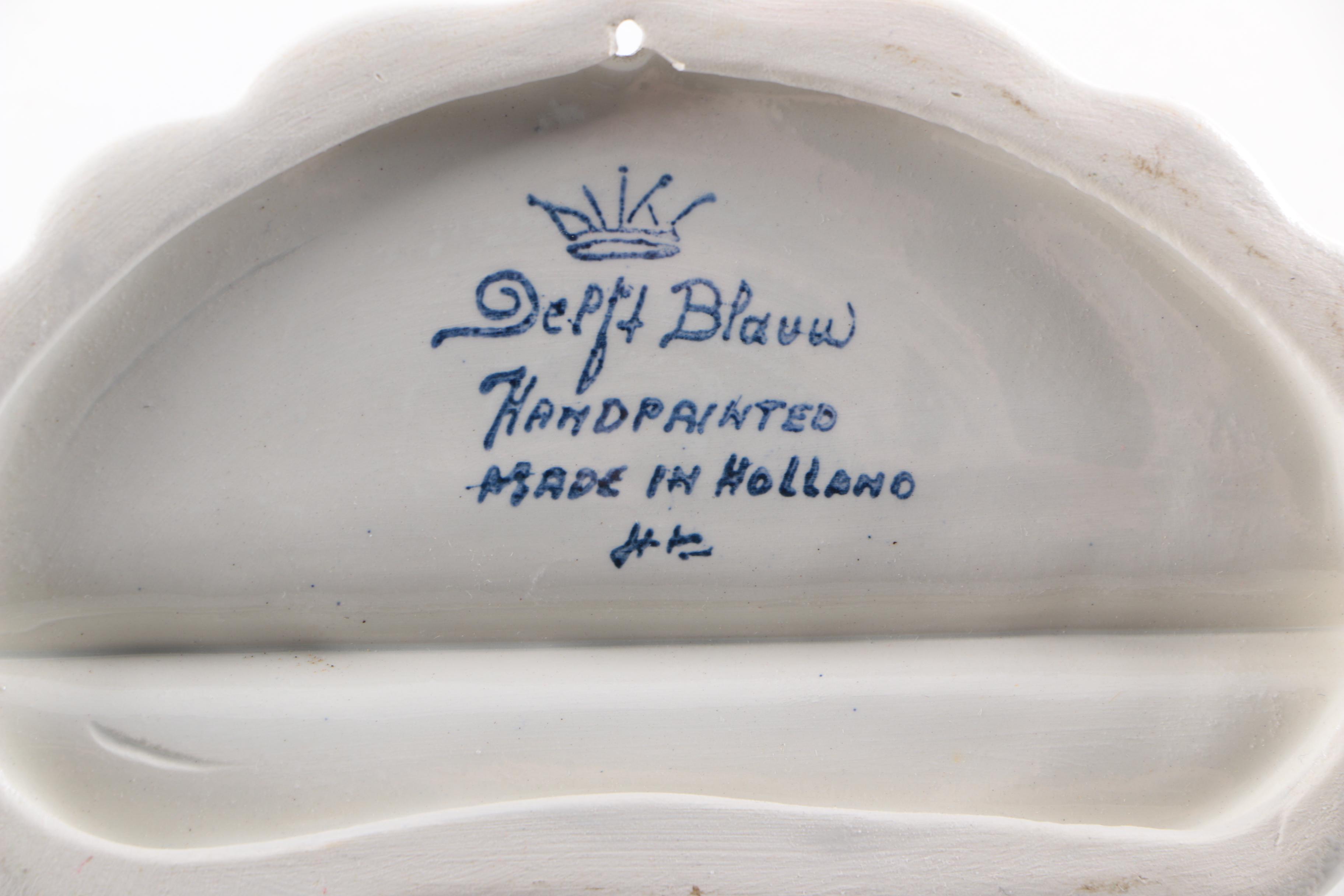 Vintage Delft Blauw Spoon Holders