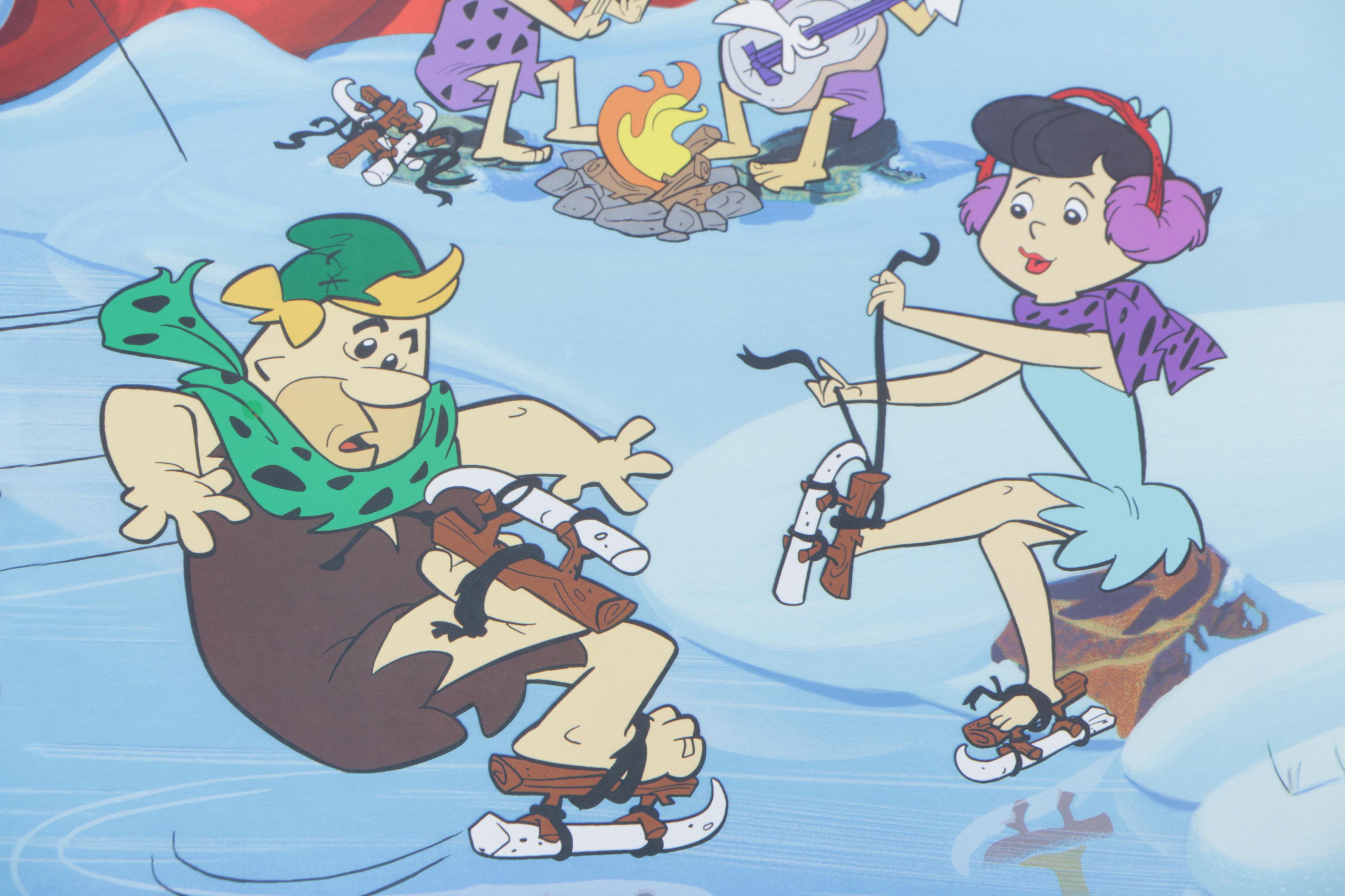 The Flintstones Seriolithograph "Bedrock Winter Wonderland"