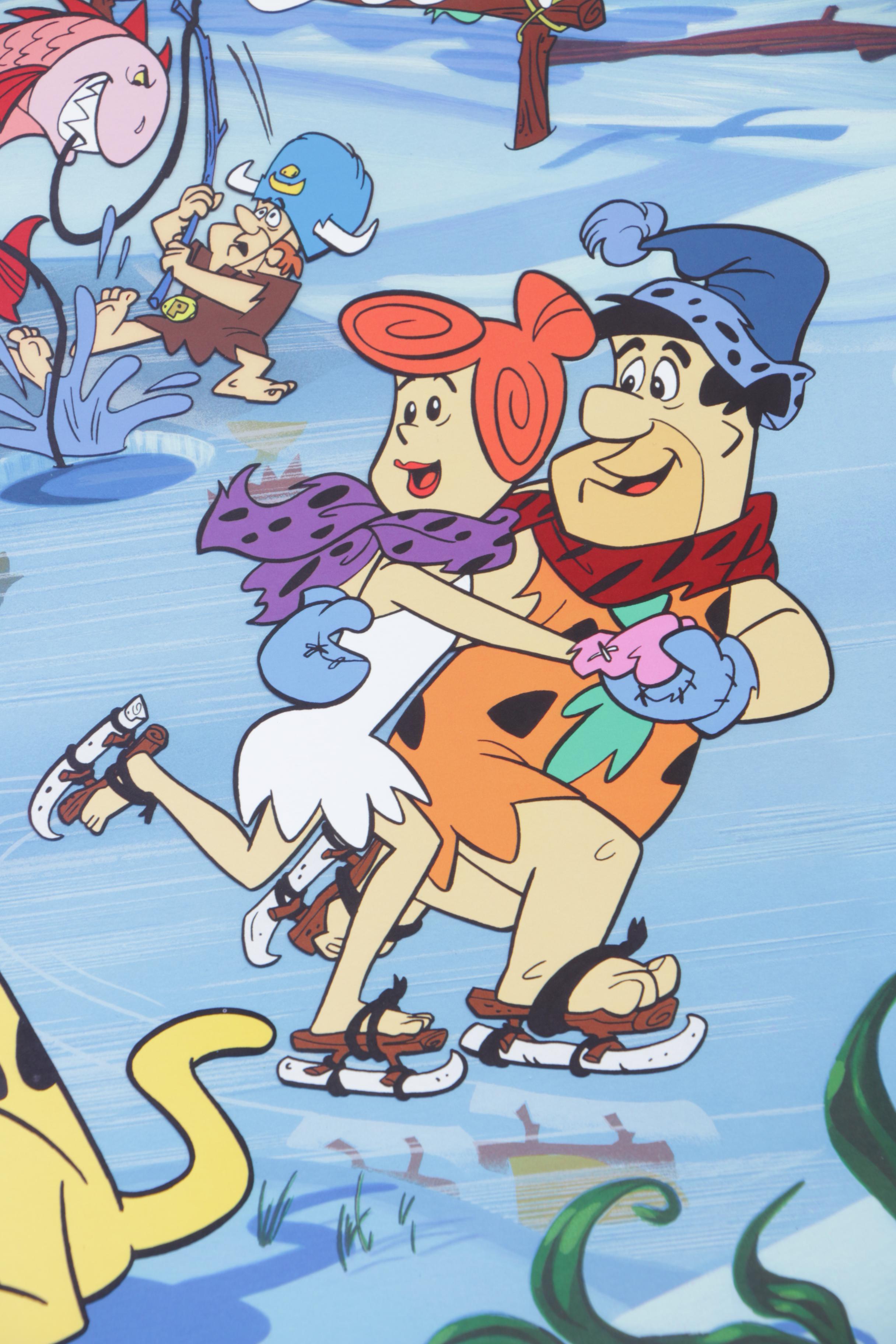The Flintstones Seriolithograph "Bedrock Winter Wonderland"