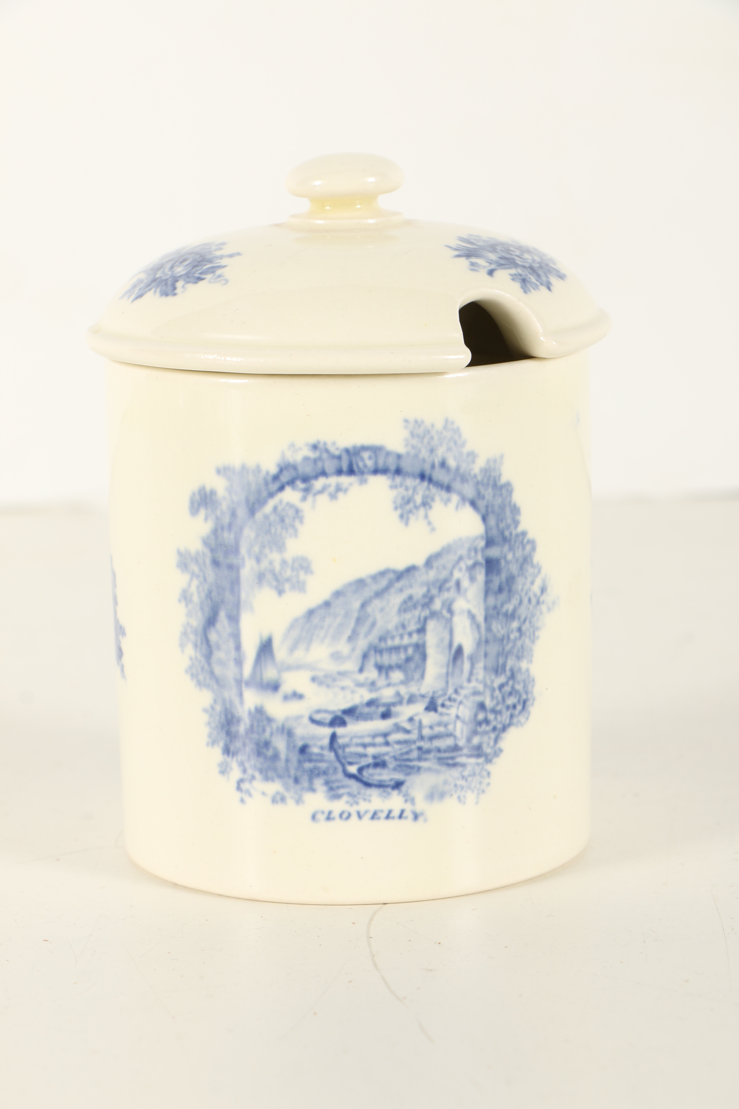 Rex Whistler Wedgwood Jam Pot and Small Delft Dish